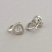 картинка Серьги 'XUPING' Фианит (родий) от магазина Wolves