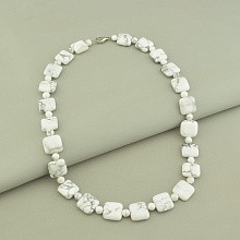 картинка Бусы Кахолонг 48 см от магазина Wolves