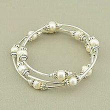 картинка Браслет Жемчуг 18 см 7 мм (Без замка) от магазина Wolves