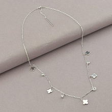 картинка Подвеска 'Saiya' Фианит 45 см (родий) от магазина Wolves