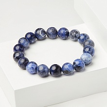 картинка Элитный Браслет Содалит на резинке от магазина Wolves