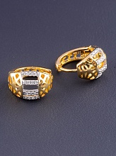 картинка Серьги 'XUPING' Фианит (позолота 18к) от магазина Wolves