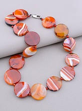 картинка Бусы Сердолик 45 см от магазина Wolves