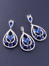 картинка Набор Фианит 'XUPING' (родий) от магазина Wolves