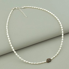 картинка Подвеска 'SUNSTONES' Жемчуг Турмалин 38 см от магазина Wolves