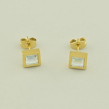 картинка Серьги 'XUPING' Фианит (позолота 18к (лимонная)) от магазина Wolves