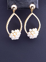 картинка Серьги 'XUPING' Майорка  (позолота 18к) от магазина Wolves