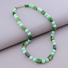 картинка Бусы 'SUNSTONES' Нефрит Кварц 48 см от магазина Wolves