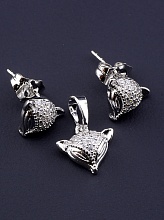 картинка Набор 'XUPING' Фианит  (родий) от магазина Wolves