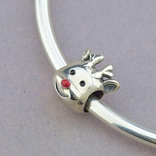 картинка Шарм 'Pandora style' Эмаль Серебро(925) от магазина Wolves