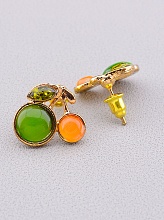 картинка Серьги 'Fashion' Кошачий глаз Бижутерный сплав от магазина Wolves