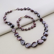 картинка Бусы+Браслет Гранат 50 см от магазина Wolves