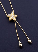 картинка Подвеска 'XUPING' Фианит 50 см (позолота 18к) от магазина Wolves