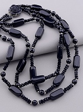 картинка Бусы Агат Чешский хрусталь 42 см от магазина Wolves