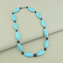 картинка Бусы 'SUNSTONES' Бирюза Агат 49 см от магазина Wolves