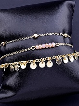 картинка Браслет 'FJ' Чешский хрусталь 14 см от магазина Wolves