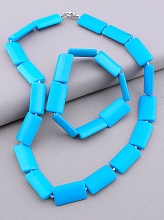 картинка Бусы+Браслет Бирюза 48 см от магазина Wolves