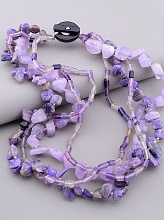 картинка Бусы Чароит Аметист 45 см от магазина Wolves