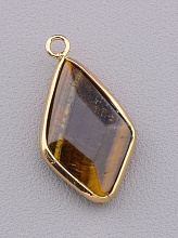 картинка Кулон Тигровый глаз 30x15мм от магазина Wolves