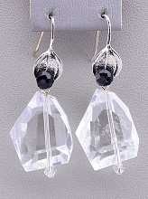 картинка Серьги Горный хрусталь Чешский хрусталь от магазина Wolves