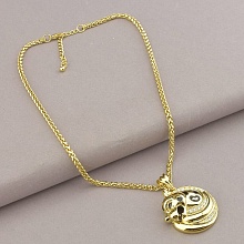 картинка Подвеска 'Abella' Фианит 40 см (позолота 18к (лимонная)) от магазина Wolves