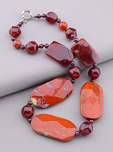 картинка Бусы Яшма Сердолик 46 см от магазина Wolves