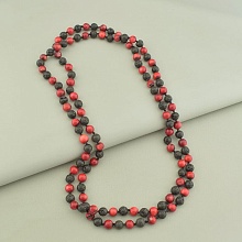 картинка Бусы Коралл Лава 120 см от магазина Wolves