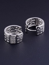 картинка Серьги 'XUPING' Фианит (родий) от магазина Wolves