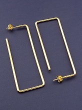 картинка Серьги 'FJ' 70х25мм от магазина Wolves