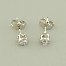 картинка Серьги 'XUPING' Фианит (родий) от магазина Wolves