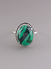 картинка Кольцо Малахит от магазина Wolves
