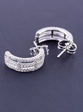 картинка Серьги 'XUPING' Фианит  (родий) от магазина Wolves