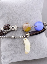 картинка Браслет 'Vogue' Кожа 20 см от магазина Wolves