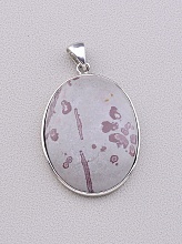 картинка Кулон Яшма 45x30мм от магазина Wolves