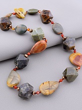 картинка Бусы Яшма 52 см от магазина Wolves