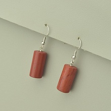 картинка Серьги Яшма 40х10 от магазина Wolves