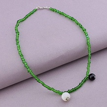 картинка Подвеска 'SUNSTONES' Бисер Агат 40 см от магазина Wolves