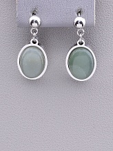 картинка Серьги 'Stainless Steel' Нефрит от магазина Wolves