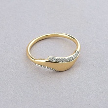 картинка Кольцо 'XUPING' Фианит (позолота 18к) от магазина Wolves