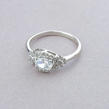 картинка Кольцо 'XUPING' Фианит (родий) от магазина Wolves