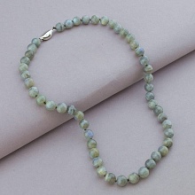 картинка Бусы 'SUNSTONES' Лабрадор Серебро(925) 44 см от магазина Wolves