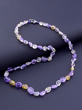 картинка Бусы 'SUNSTONES' Аметрин Цитрин 46 см от магазина Wolves