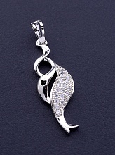 картинка Кулон 'XUPING' Фианит (родий) от магазина Wolves