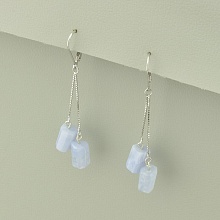 картинка Серьги 'SUNSTONES' Сапфирин () от магазина Wolves