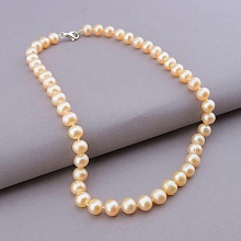 картинка Бусы 'SUNSTONES' Жемчуг Серебро(925) 45 см от магазина Wolves