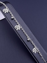 картинка Браслет 'Stainless Steel'  Медицинская сталь 316L 17 см от магазина Wolves