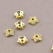 картинка Вставка Фианит 5х5мм (позолота 18к (лимонная)) от магазина Wolves