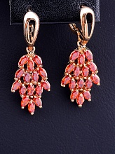 картинка Серьги Фианит 25x15мм от магазина Wolves