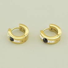 картинка Серьги 'XUPING' Фианит (позолота 18к (лимонная)) от магазина Wolves