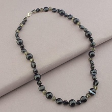 картинка Бусы 'SUNSTONES' Агат Серебро(925) 54 см от магазина Wolves